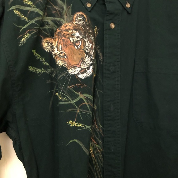 Animal Lovers Wear This Unique One of A Kind Hand Painted Shirt - Picture 4 of 11